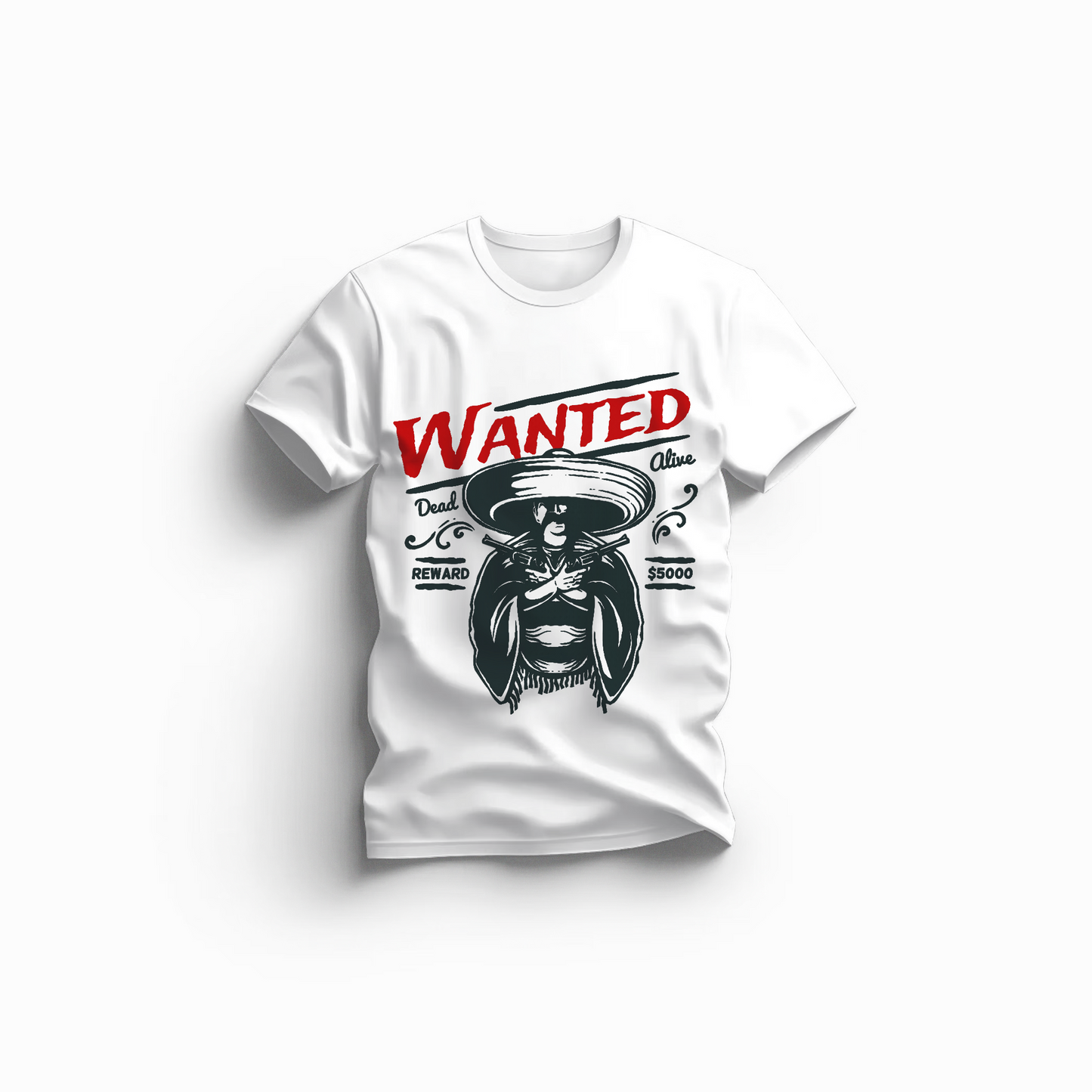 WANTED: Dead or Drip Oversized Graphic T-Shirt - STAR's Store